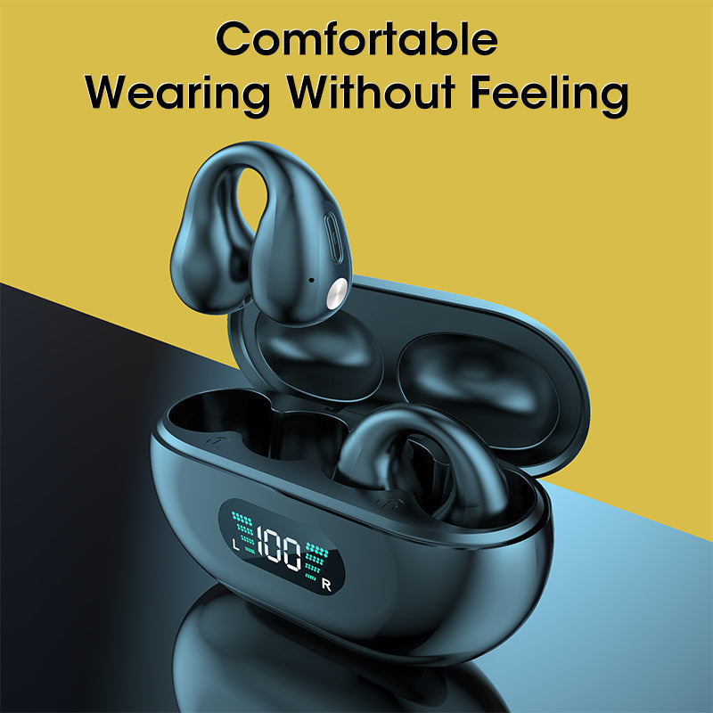 Bone Conduction Bluetooth 5.3 TWS Earbuds | Wireless Sports Headphones with HIFI Sound - BudgetSpender
