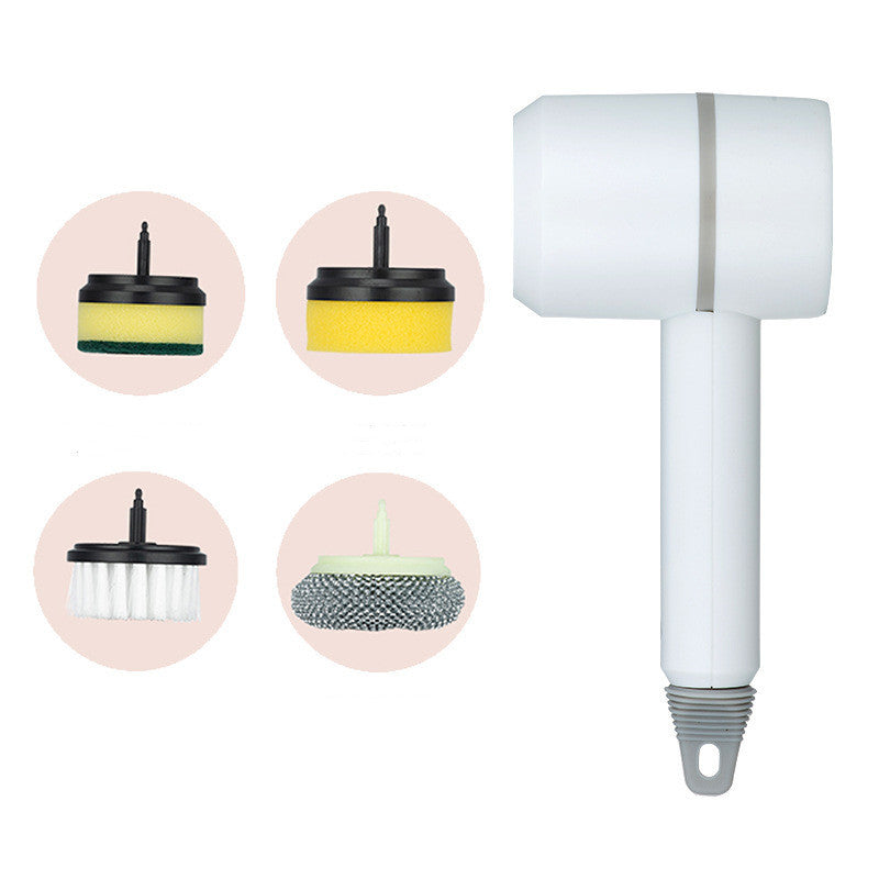 Electric Dishwashing & Tile Cleaning Brush – Wireless USB Rechargeable Kitchen & Bathtub Scrubber - BudgetSpender