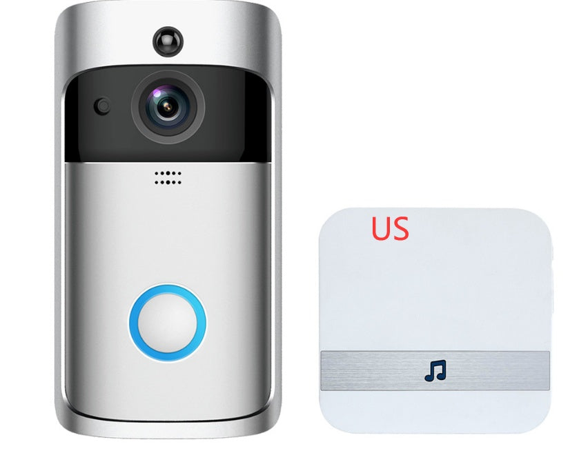 Wireless Wi-Fi Video Doorbell with PIR Motion Detection, HD 720P Camera, Two-Way Audio, and Remote Access - BudgetSpender