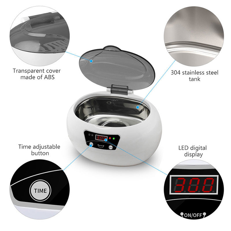Ultrasonic Home Cleaning Machine – Powerful, Gentle Cleaning for Jewelry, Glasses & More - BudgetSpender
