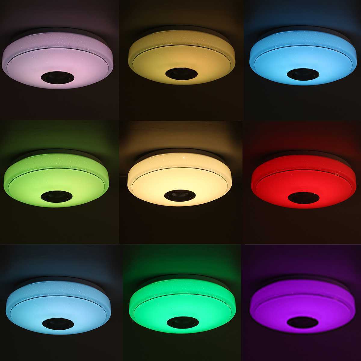 Tuya Smart WiFi LED Ceiling Lamp – Modern Bluetooth APP Remote Control Round Light for Home & Commercial Spaces - BudgetSpender