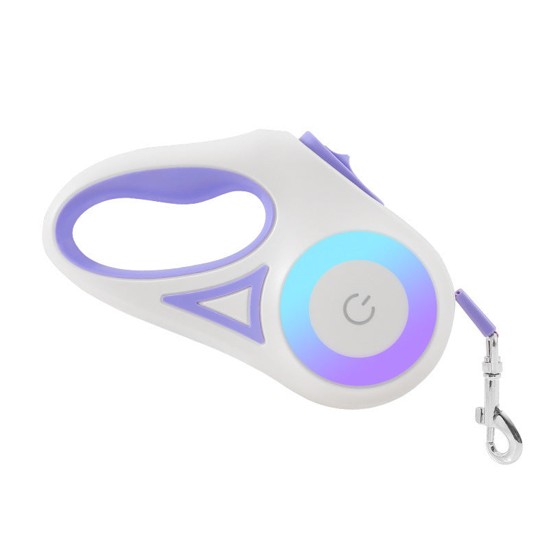 Retractable Dog Leash with Matching Collar – Auto Lock & Spotlight for Small & Medium Pets - BudgetSpender