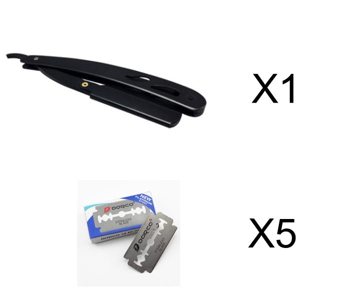 Stainless Steel Straight Razor – Precision Shaving with Professional-Grade Blades - BudgetSpender