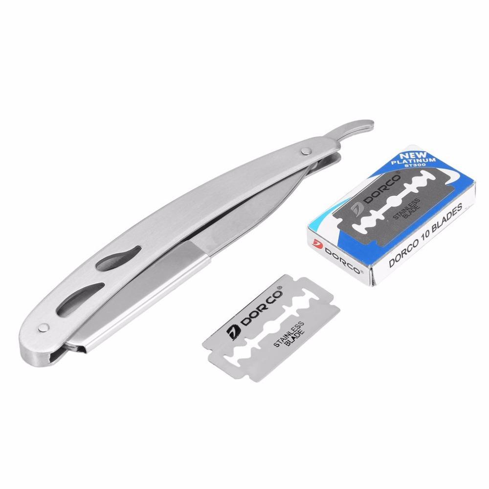 Stainless Steel Straight Razor – Precision Shaving with Professional-Grade Blades - BudgetSpender