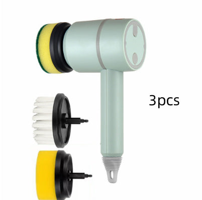 Electric Dishwashing & Tile Cleaning Brush – Wireless USB Rechargeable Kitchen & Bathtub Scrubber - BudgetSpender