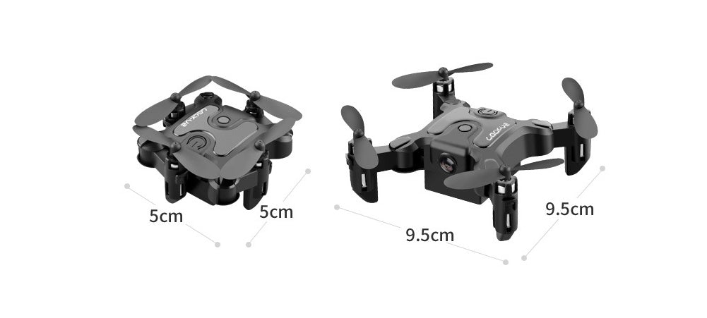 Mini Folding Quadcopter Drone with HD Camera, WiFi Live Transmission & 2.4G Remote Control - BudgetSpender