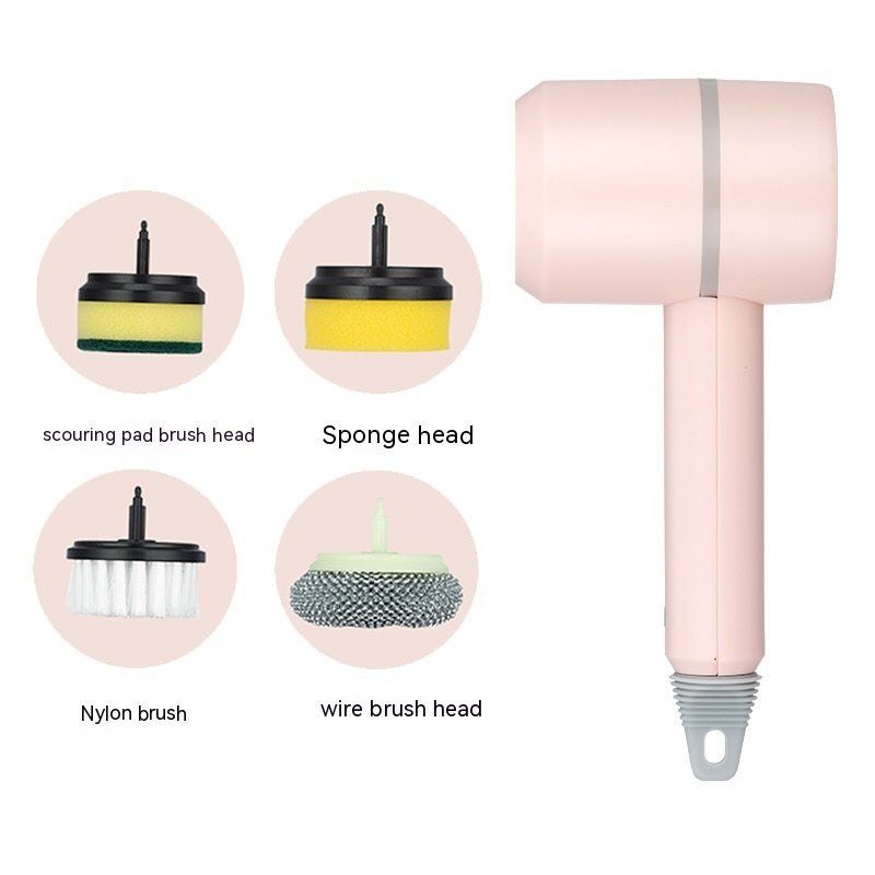Electric Dishwashing & Tile Cleaning Brush – Wireless USB Rechargeable Kitchen & Bathtub Scrubber - BudgetSpender