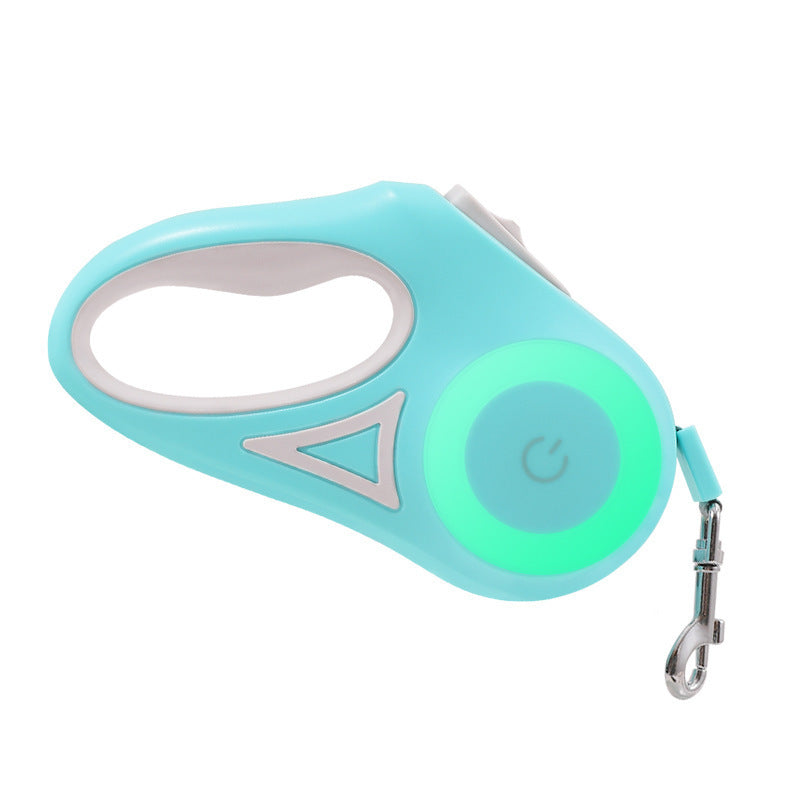 Retractable Dog Leash with Matching Collar – Auto Lock & Spotlight for Small & Medium Pets - BudgetSpender