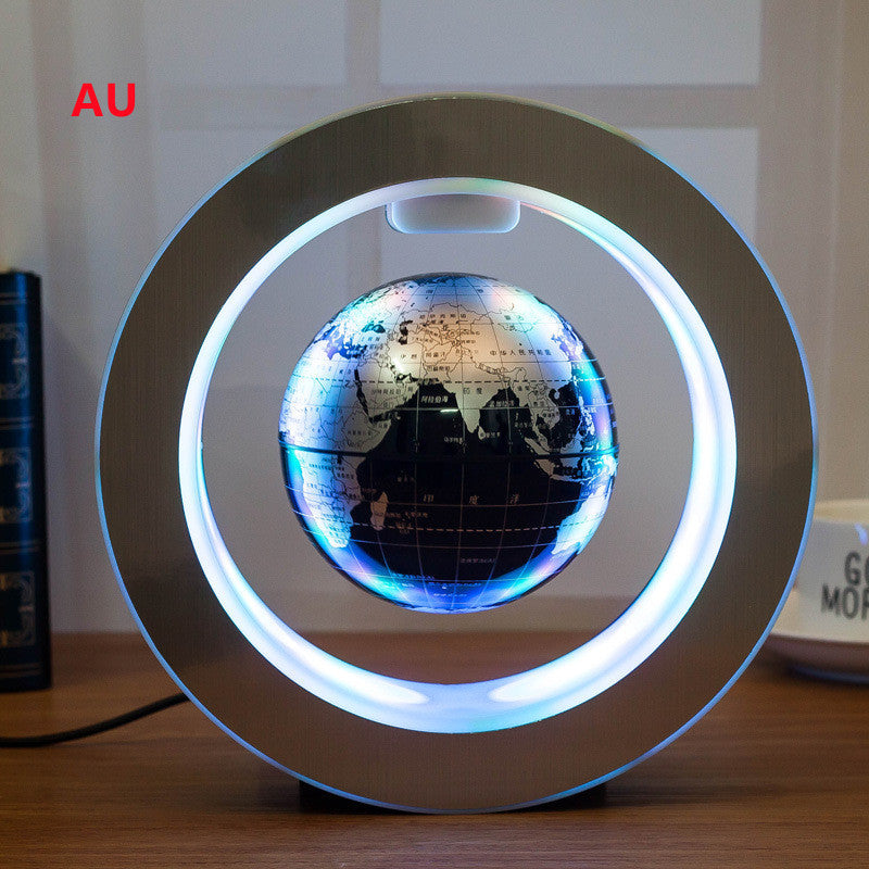 Round LED World Map Floating Globe – Anti-Gravity Magic with Stunning LED Display - BudgetSpender