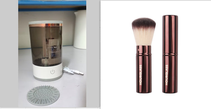 Electric Makeup Brush Cleaner USB Portable Spinner for Deep Cleaning & Fast Drying - BudgetSpender