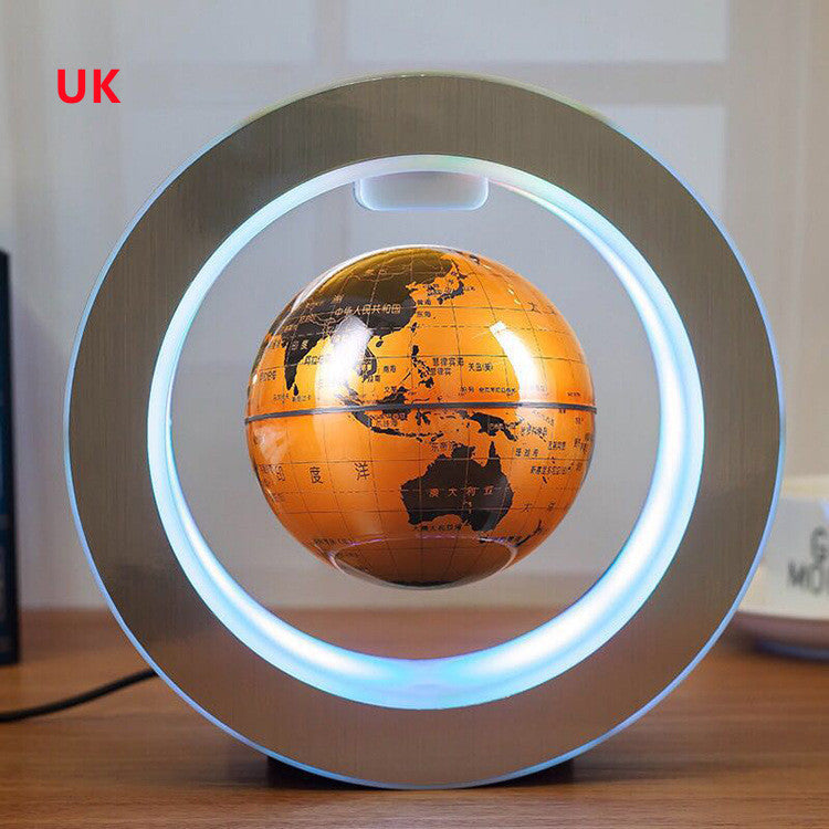 Round LED World Map Floating Globe – Anti-Gravity Magic with Stunning LED Display - BudgetSpender