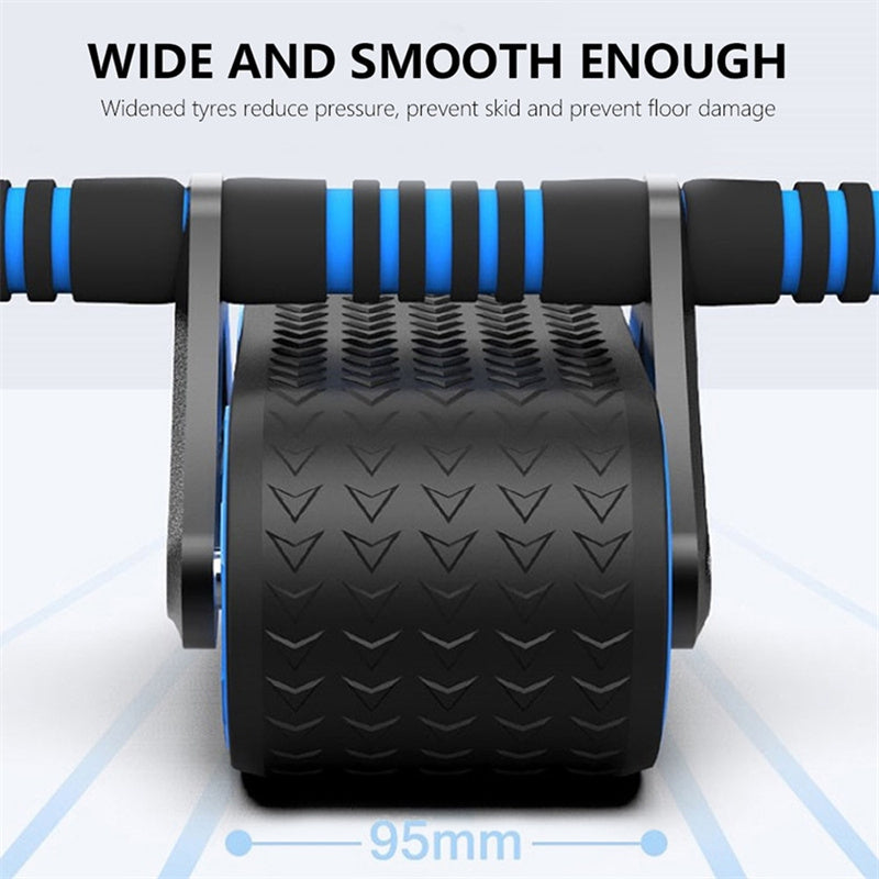 Automatic Rebound Ab Roller Wheel – Core Trainer for Home Workouts - BudgetSpender
