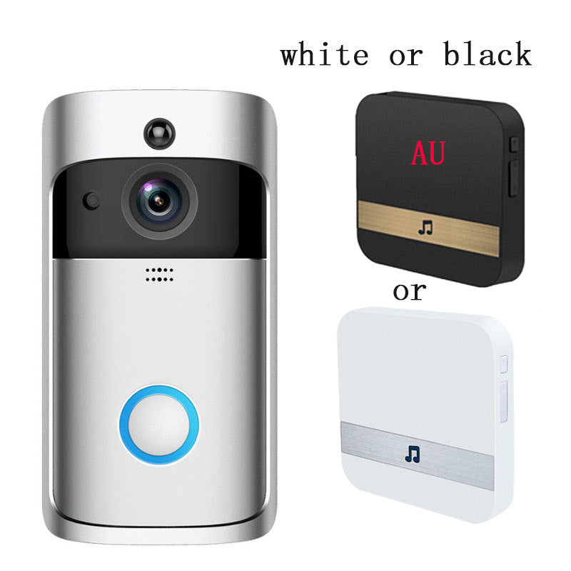 Wireless Wi-Fi Video Doorbell with PIR Motion Detection, HD 720P Camera, Two-Way Audio, and Remote Access - BudgetSpender