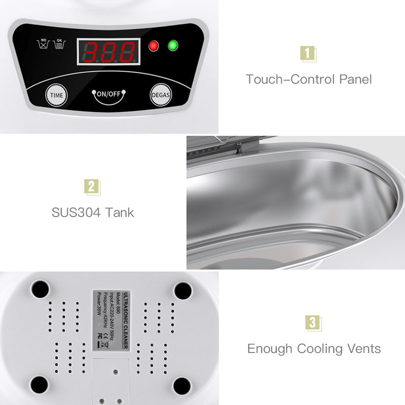 Ultrasonic Home Cleaning Machine – Powerful, Gentle Cleaning for Jewelry, Glasses & More - BudgetSpender