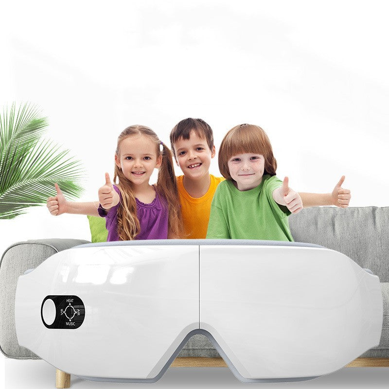 Smart Eye Massager with Heat, Vibration & Bluetooth – Relieve Stress and Improve Sleep - BudgetSpender
