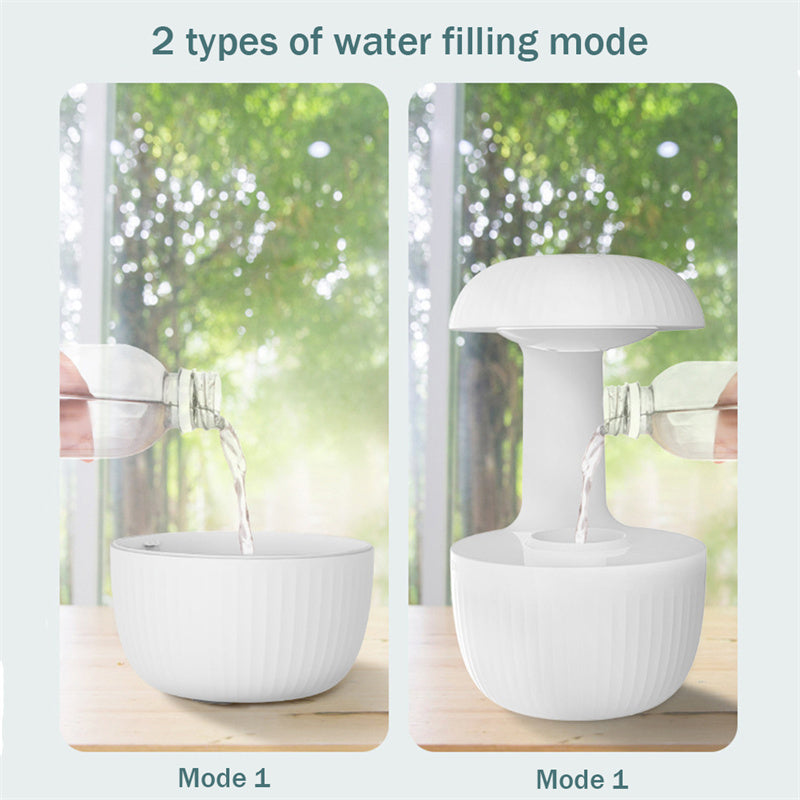 Anti-Gravity Cool Mist Air Humidifier – Silent Levitating Water Drop Diffuser - BudgetSpender