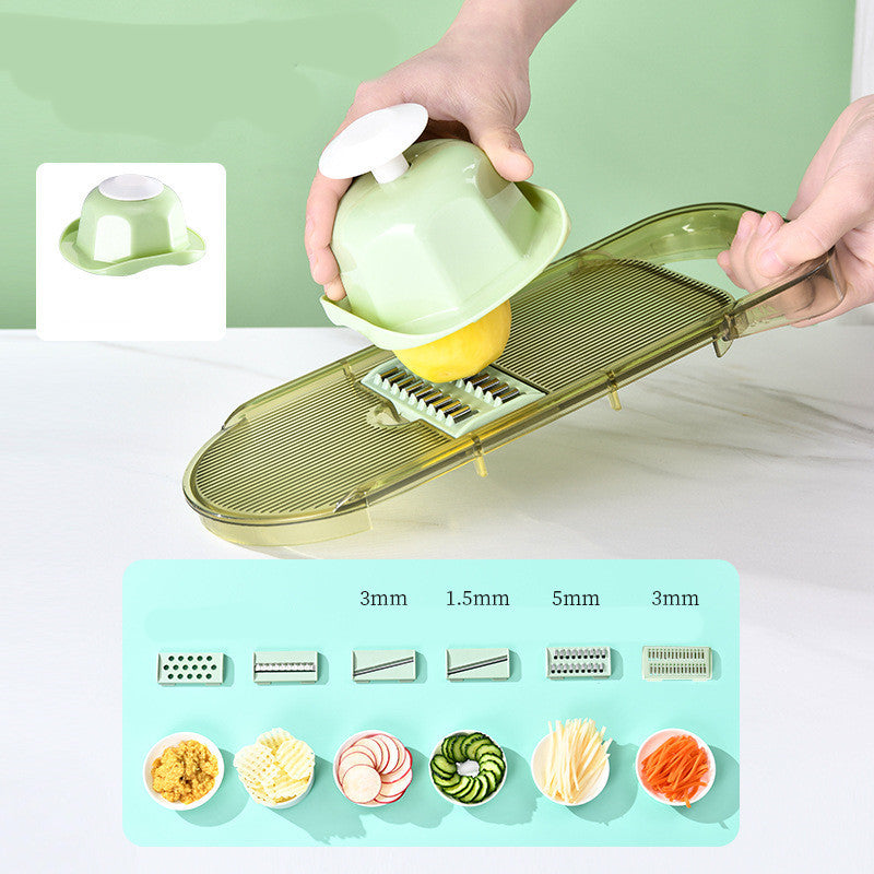 Multi-Function 6-Blade Vegetable Chopper with Water Filter – Fast, Safe, and Effortless Cutting - BudgetSpender