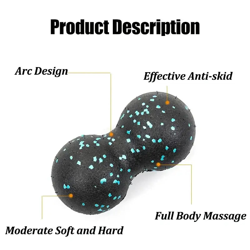 High-Density Peanut Yoga Massage Balls – Deep Relief - BudgetSpender