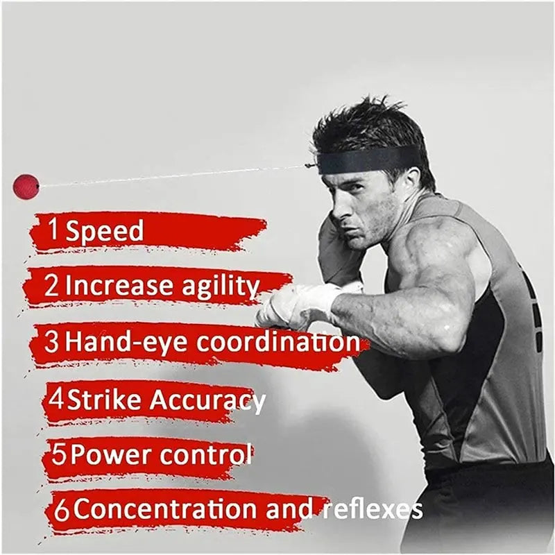 Boxing Reflex Ball Headband – Train Like a Fighter, Anytime - BudgetSpender