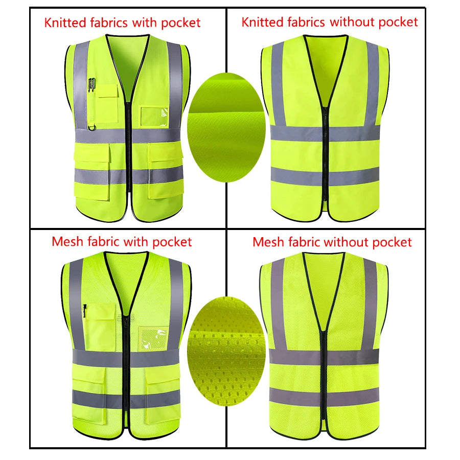 Adjustable Reflective Safety Vest - BudgetSpender