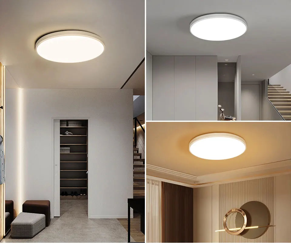 Smart WiFi LED Ceiling Light 24W – App & Voice Control, Round Panel, Works with Alexa & Google Home - BudgetSpender