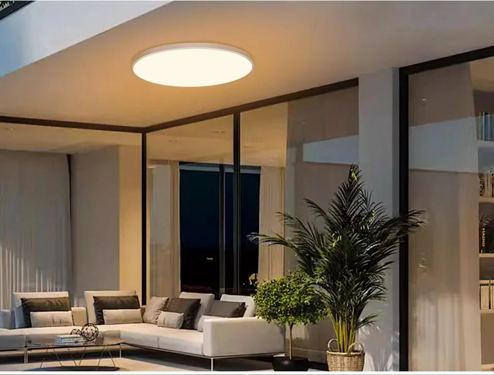 Smart WiFi LED Ceiling Light 24W – App & Voice Control, Round Panel, Works with Alexa & Google Home - BudgetSpender