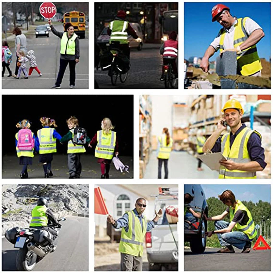 Adjustable Reflective Safety Vest - BudgetSpender