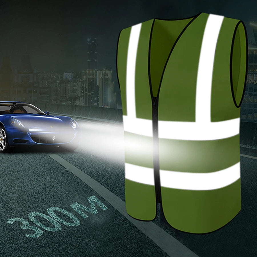 Adjustable Reflective Safety Vest - BudgetSpender