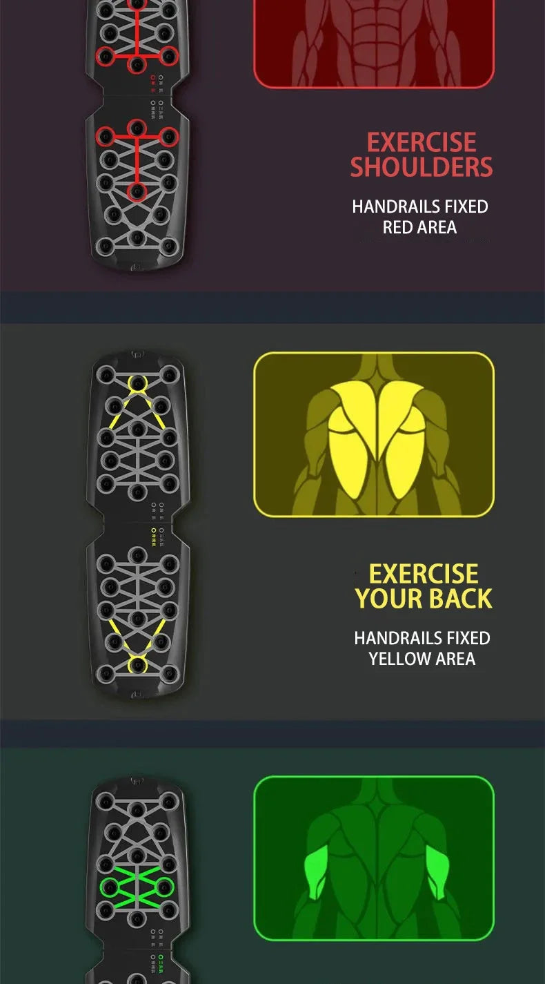 Push-up Board Set – Full Body Strength Training System - BudgetSpender