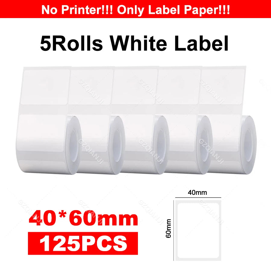 Niimbot B21/B1 Thermal Label Printer with 5 Roll Set - BudgetSpender