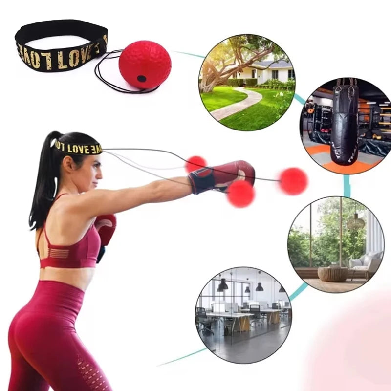 Boxing Reflex Ball Headband – Train Like a Fighter, Anytime - BudgetSpender