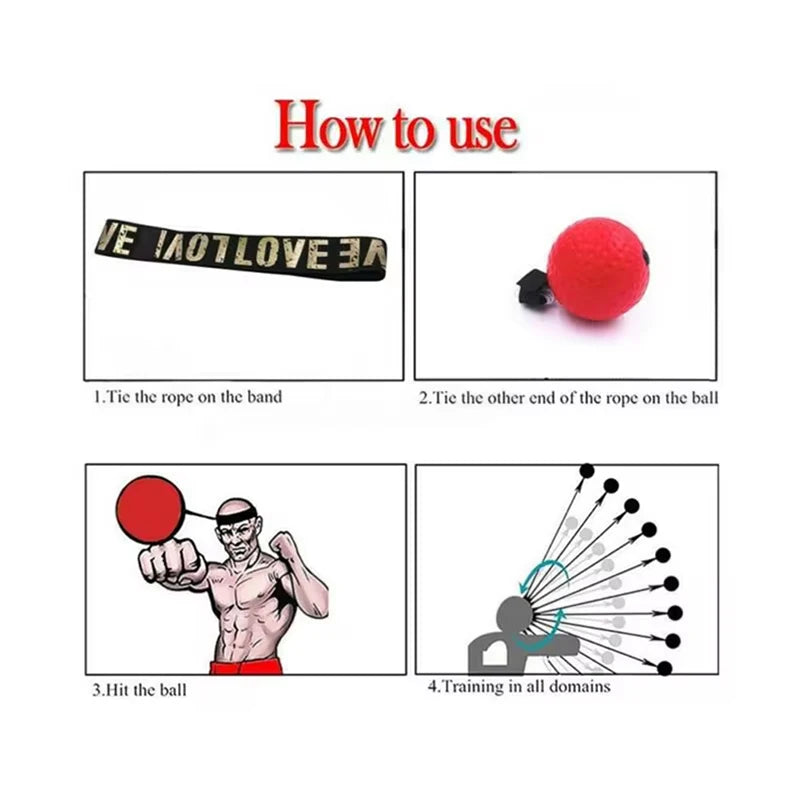 Boxing Reflex Ball Headband – Train Like a Fighter, Anytime - BudgetSpender