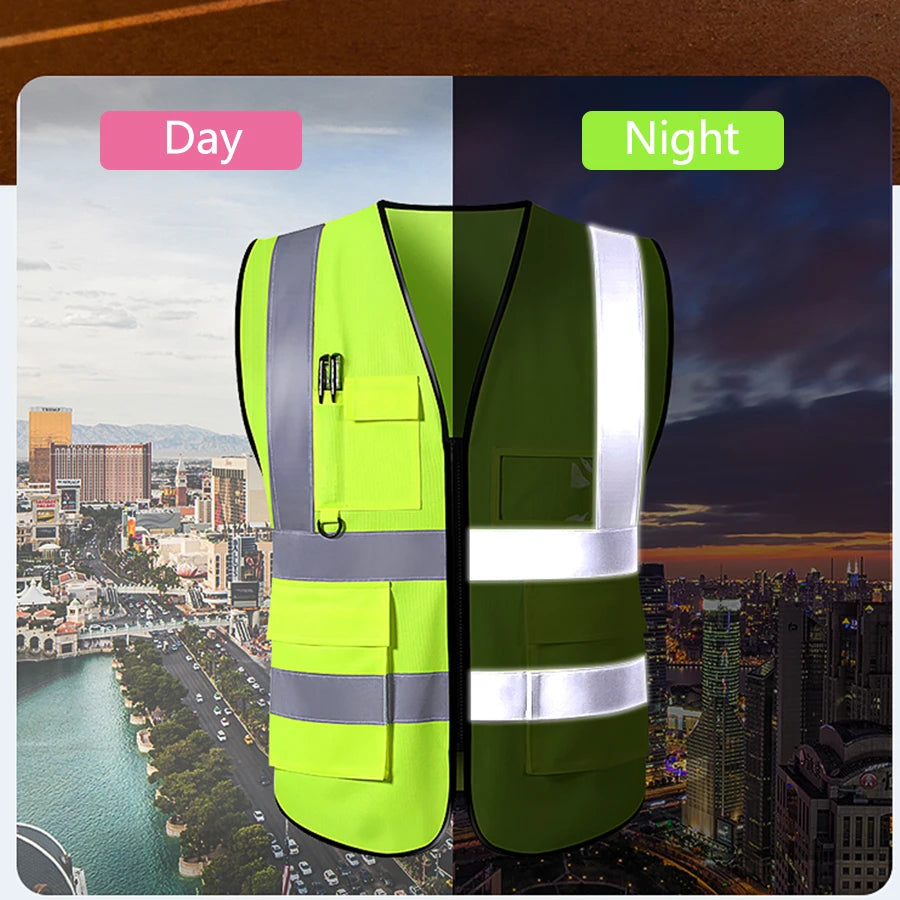 Adjustable Reflective Safety Vest - BudgetSpender