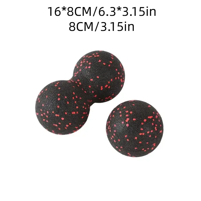 High-Density Peanut Yoga Massage Balls – Deep Relief - BudgetSpender