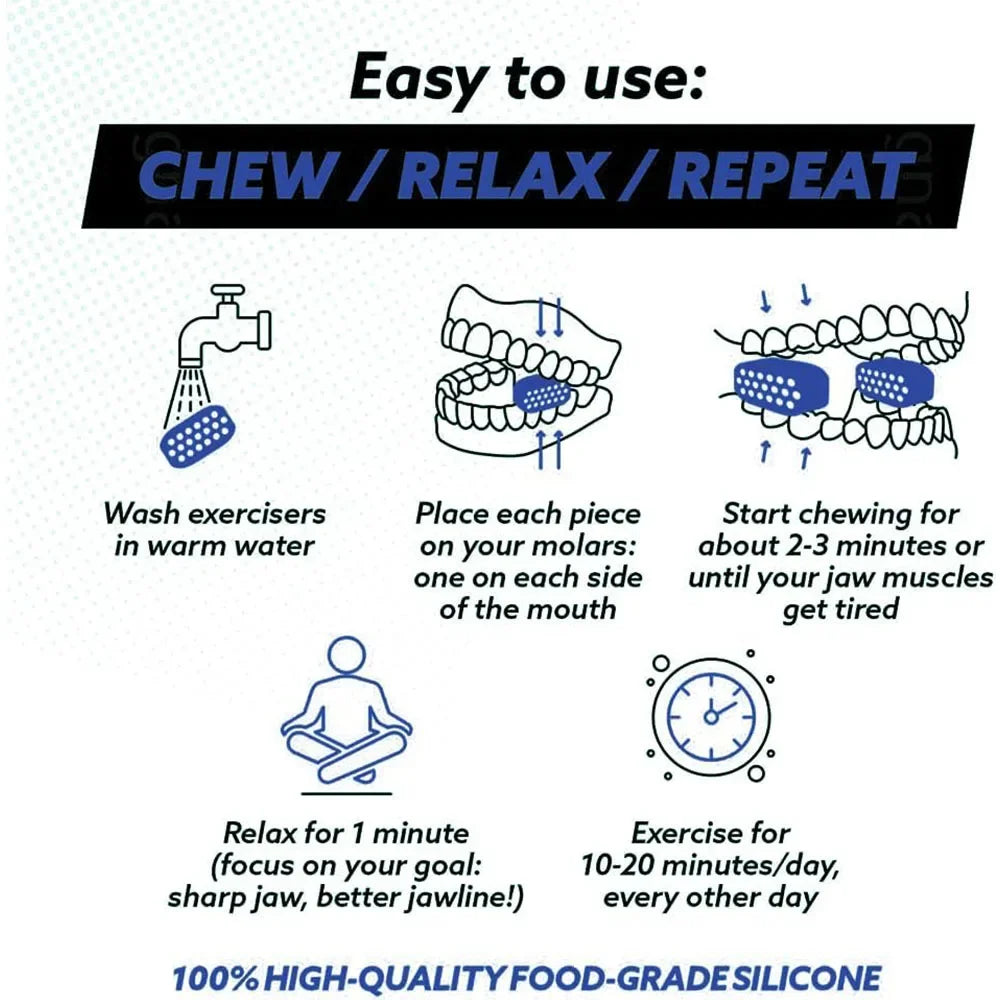 Jaw Exerciser – Slimming & Muscle Training Ball for Face & Neck - BudgetSpender
