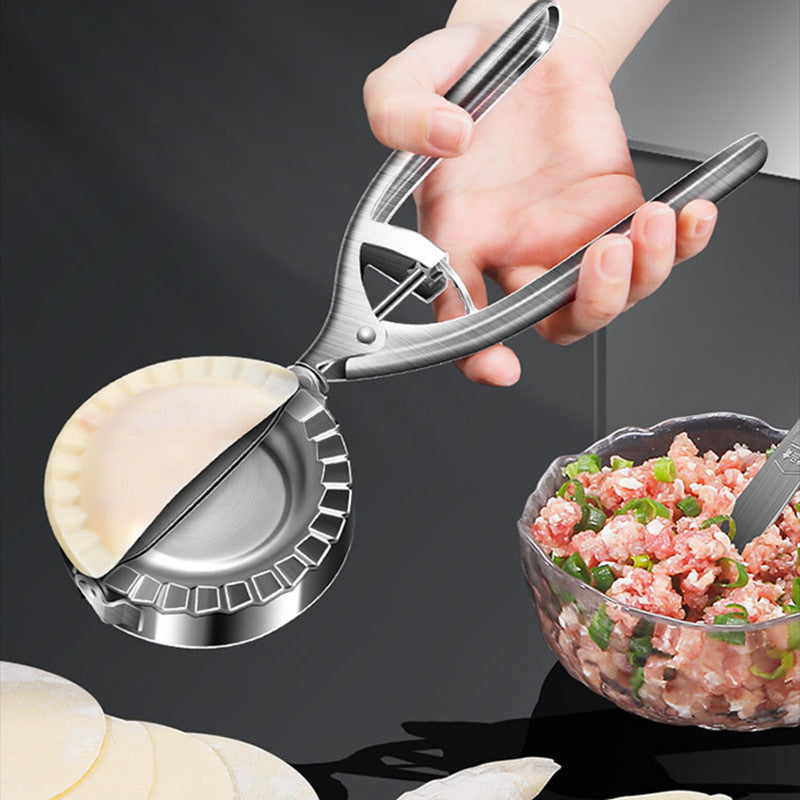 Stainless Steel Kitchen Dumpling Mold – Manual Pressing Tool for Dumplings, Noodles & Ravioli - BudgetSpender