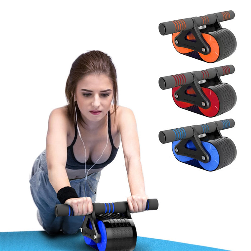 Automatic Rebound Ab Roller Wheel – Core Trainer for Home Workouts - BudgetSpender