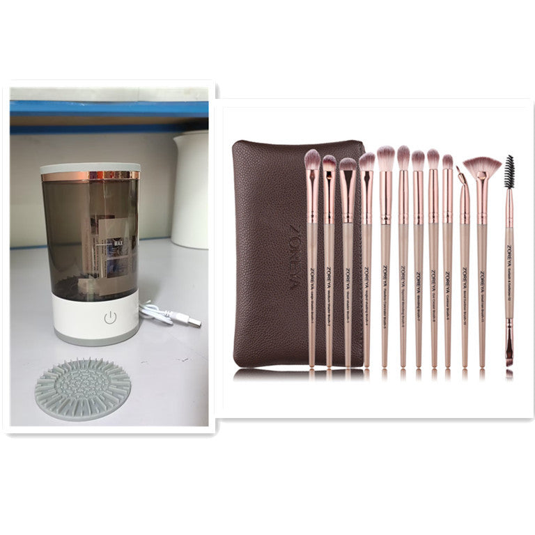 Electric Makeup Brush Cleaner USB Portable Spinner for Deep Cleaning & Fast Drying - BudgetSpender