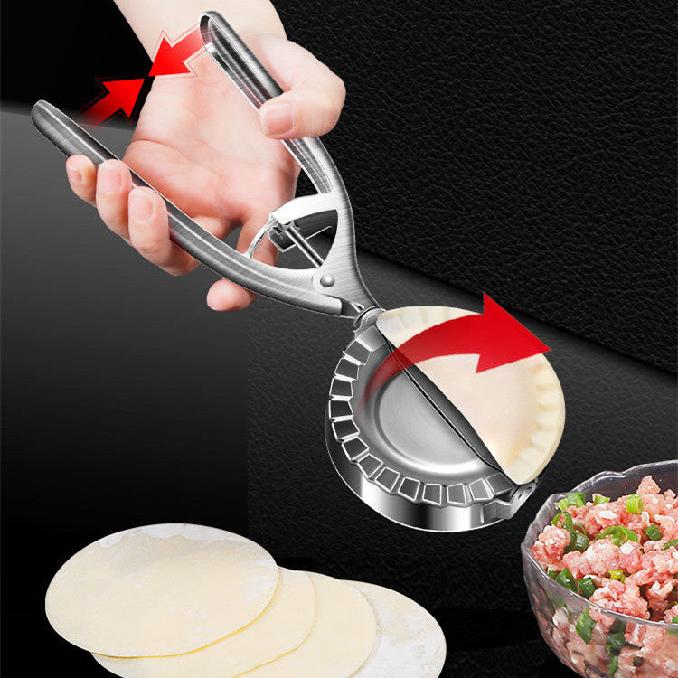 Stainless Steel Kitchen Dumpling Mold – Manual Pressing Tool for Dumplings, Noodles & Ravioli - BudgetSpender