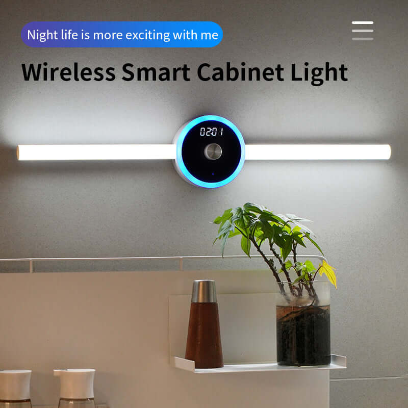 Smart Cabinet Light – Timer, Clock & Motion Sensor in One