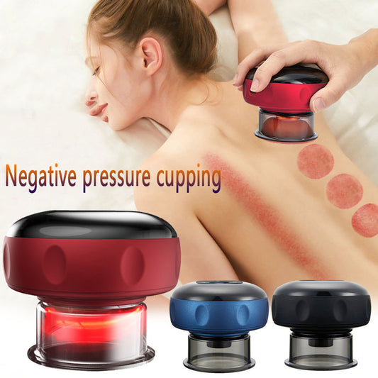 Smart Cupping Gua Sha Massager – 3-in-1 Negative Pressure Therapy with Heat & Scraping - BudgetSpender
