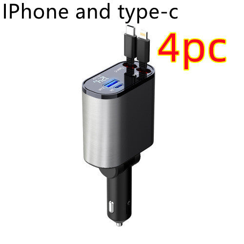 Retractable Car Charger – Ultra-Fast, Convenient Charging on the Go - BudgetSpender