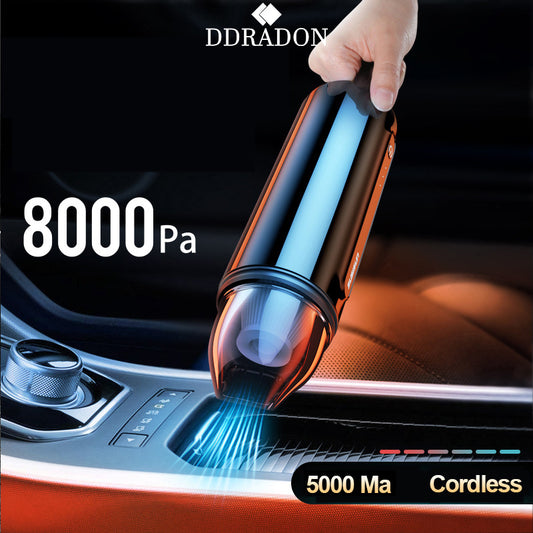 Wireless Cordless Vacuum Cleaner – 8000PA Suction, Dual-Use for Home and Car - BudgetSpender
