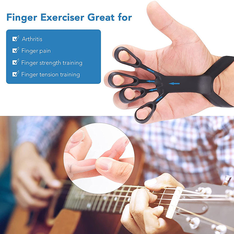 Silicone Finger Exercise Stretcher – Hand Grip Trainer for Arthritis & Strengthening Rehabilitation - BudgetSpender