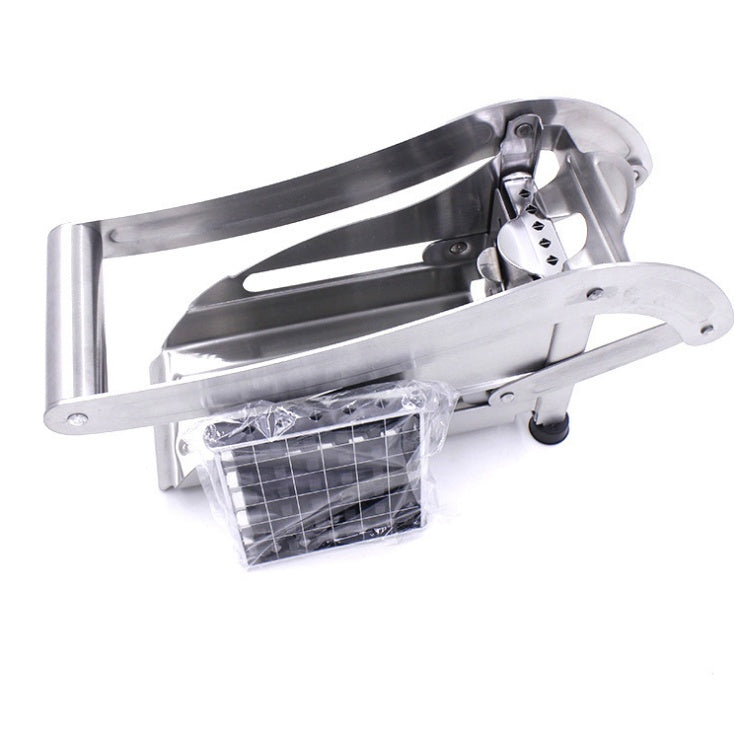 2-Blade Stainless Steel Potato Cutter – French Fry Chopper & Vegetable Slicer - BudgetSpender