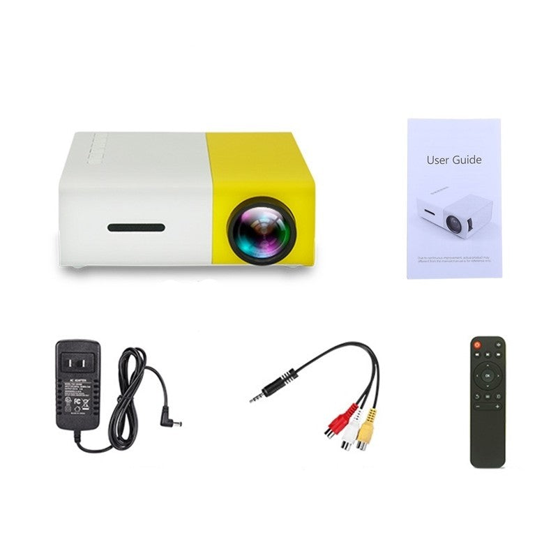 1080P LED Mini High Definition Projector | Portable Small-Sized Travel Projector - BudgetSpender