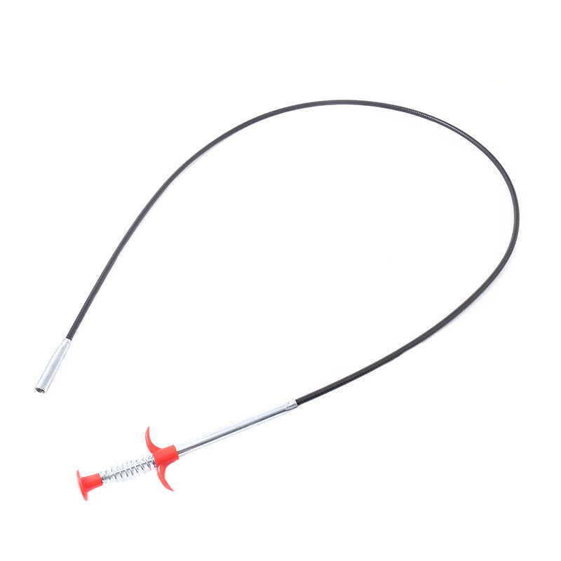 60CM Flexible Sewer Dredger Spring – Drain Clog Remover & Hair Cleaner Tool for Kitchen & Bathroom Sinks - BudgetSpender