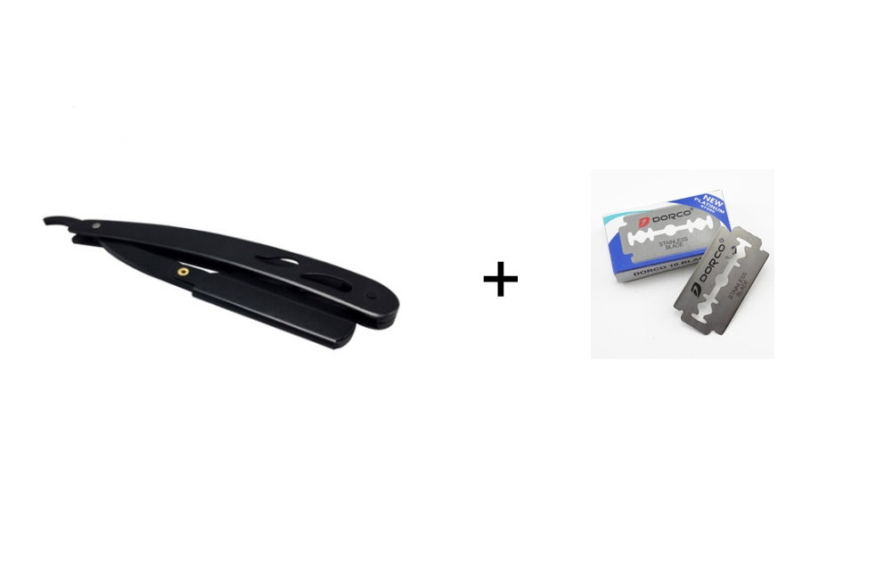 Stainless Steel Straight Razor – Precision Shaving with Professional-Grade Blades - BudgetSpender