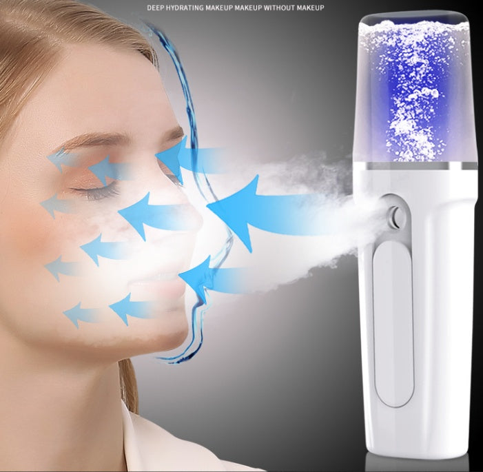 Facial Moisturizing Facial Beauty Apparatus With USB Charging Battery Bank - BudgetSpender