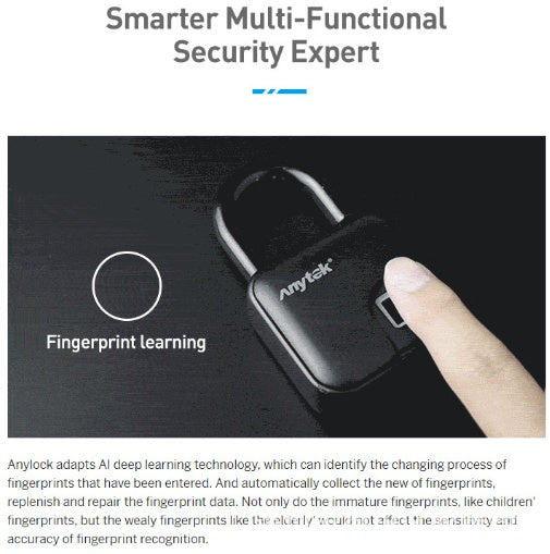 Smart Lock Waterproof L3 Fingerprint Padlock - BudgetSpender